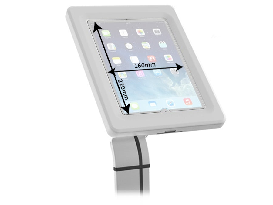 Vloersteun voor iPad tablet, Galaxy TAB, Goclever antidiefstalsysteem Maclean MC-645