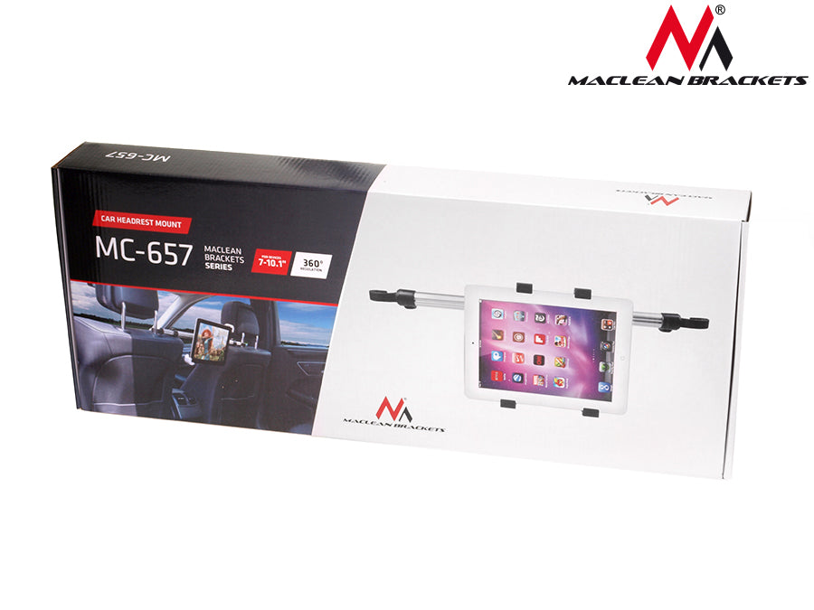 Autohouder voor 7-10,1'' tablet hoofdsteunhouder Maclean MC-657