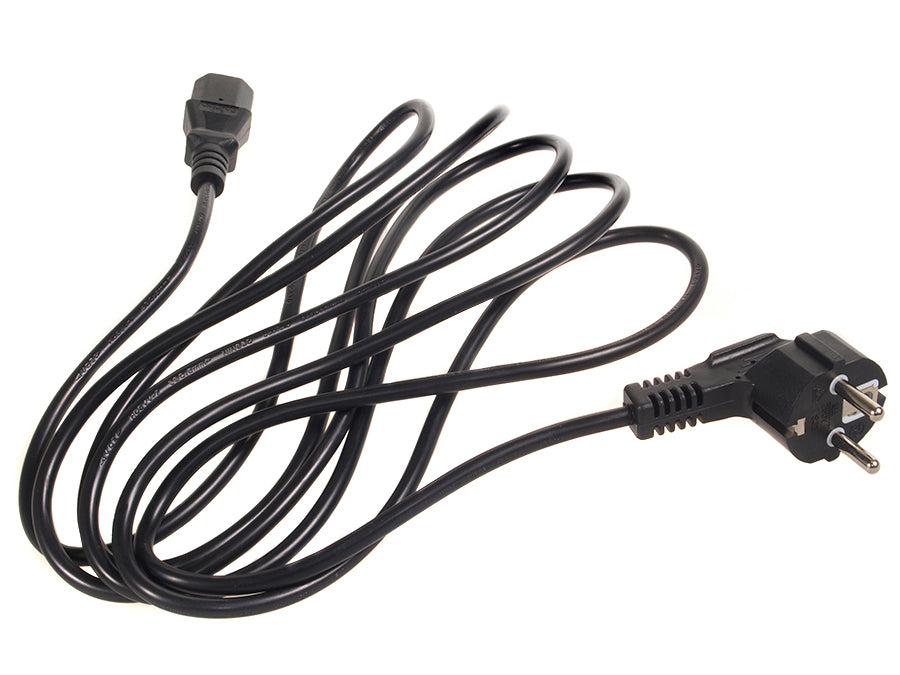 Câble d&#39;alimentation 3pin UE longueur de la prise 3m Maclean MCTV-692