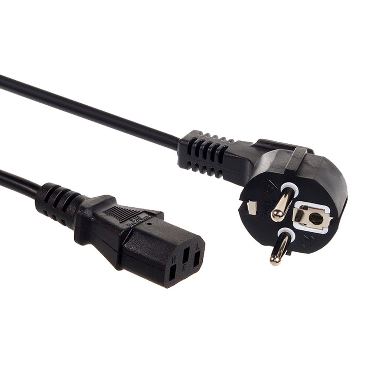 Câble d&#39;alimentation 3pin UE longueur de la prise 3m Maclean MCTV-692
