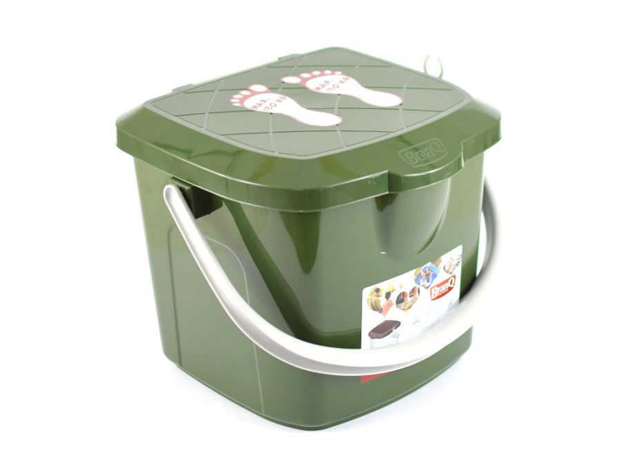 Tabouret pour pêcheur avec seau 15.5L Branq Max. charge 130 kg