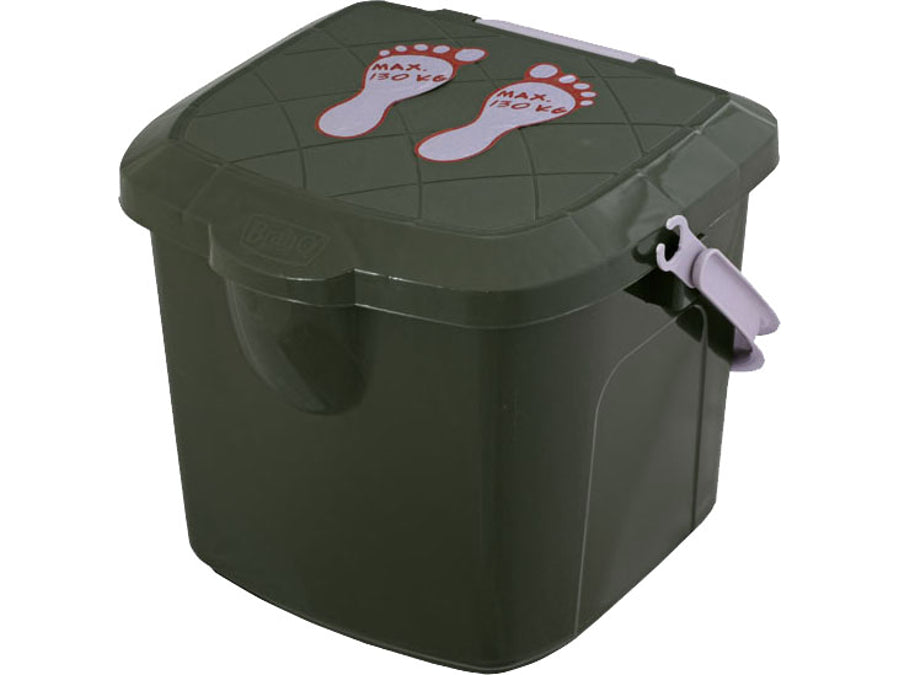 Tabouret pour pêcheur avec seau 15.5L Branq Max. charge 130 kg