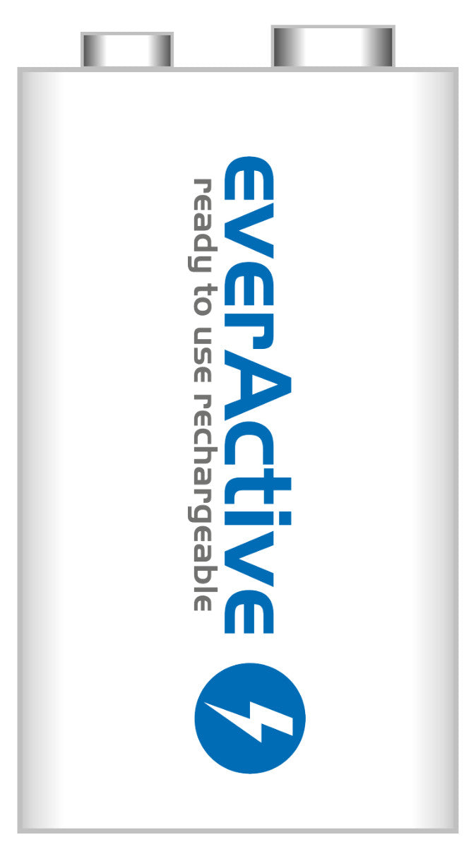 6F22 / 9V Ni-MH 320mAh EverActive oplaadbare batterij