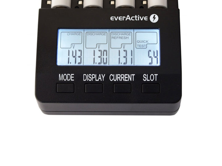 Chargeur de batterie AAA R03, AA R6, Ni-MH / Ni-CD EverActive NC-3000