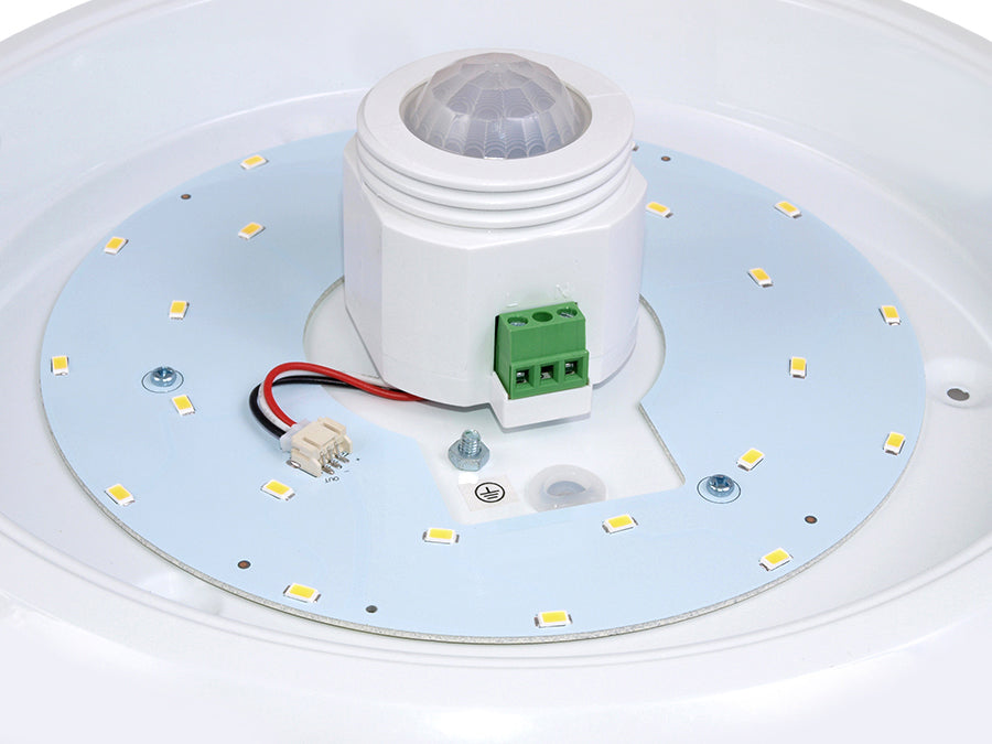 Plafonnier LED 12W avec détecteur de mouvement pir Maclean Energy MCE131