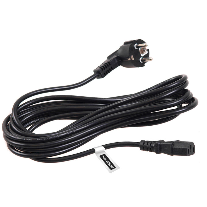 Câble d&#39;alimentation 3pin UE longueur de la prise 5m Maclean MCTV-801