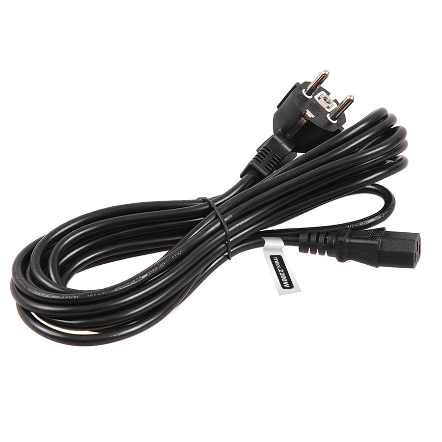 Câble d&#39;alimentation 3pin UE longueur de la prise 5m Maclean MCTV-801
