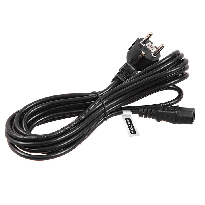 Câble d&#39;alimentation 3pin UE longueur de la prise 5m Maclean MCTV-801