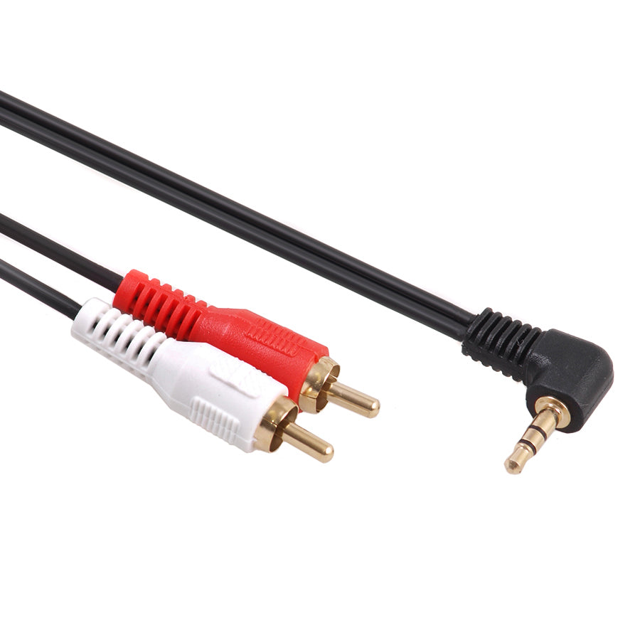 Maclean MCTV-824 3,5 mm haakse 2RCA mini-jackkabel