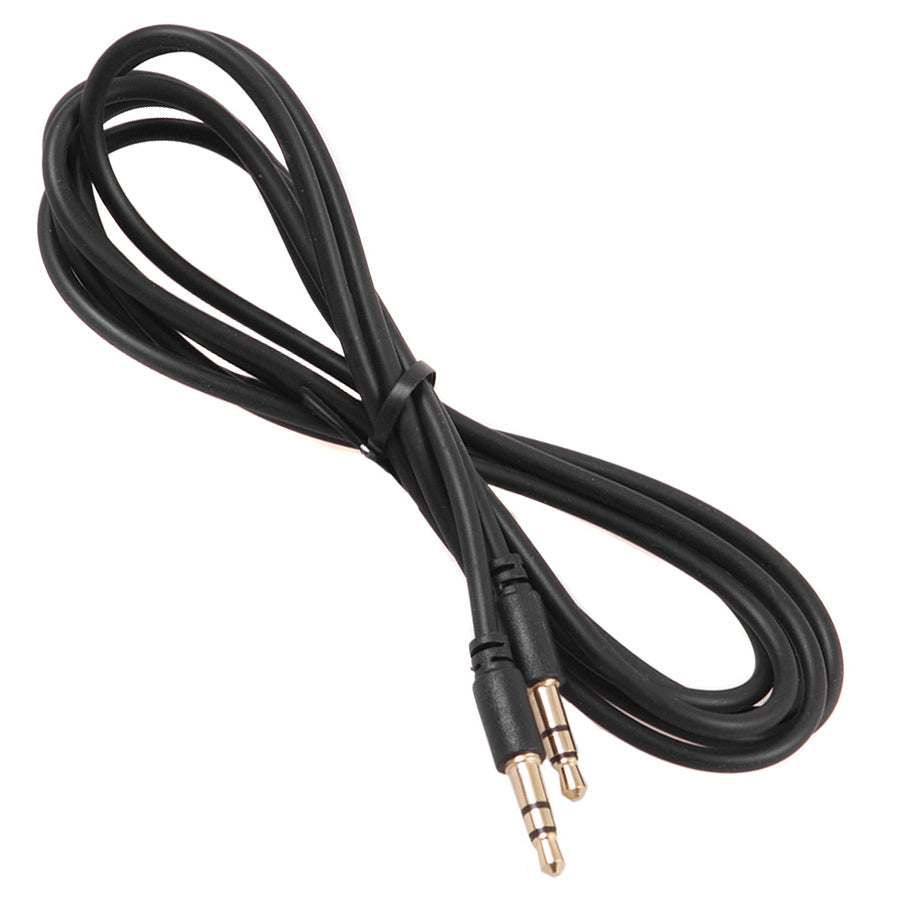 Câble audio jack 3.5mm mâle noir 1,5m Maclean MCTV-815