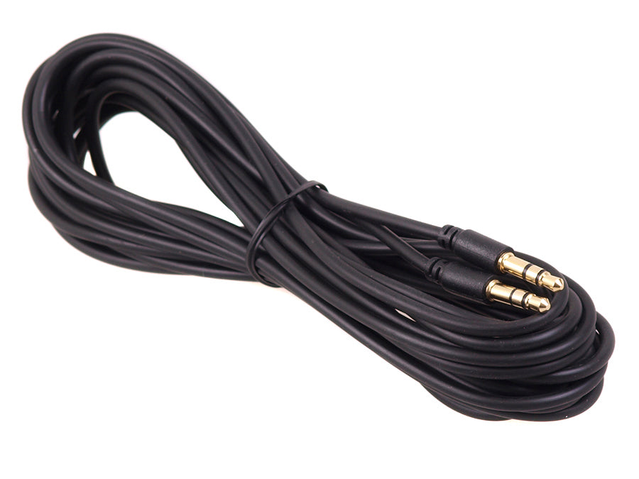 Audiokabel 3,5 mm mannelijke jack zwart 1,5 m Maclean MCTV-815