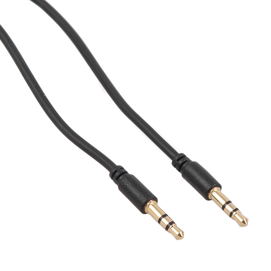 Câble audio jack 3.5mm mâle noir 1,5m Maclean MCTV-815