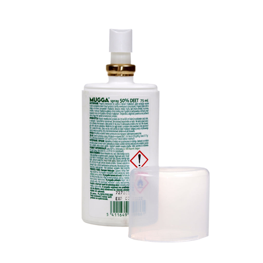 Anti-muggenspray tegen insecten 50% 75ml