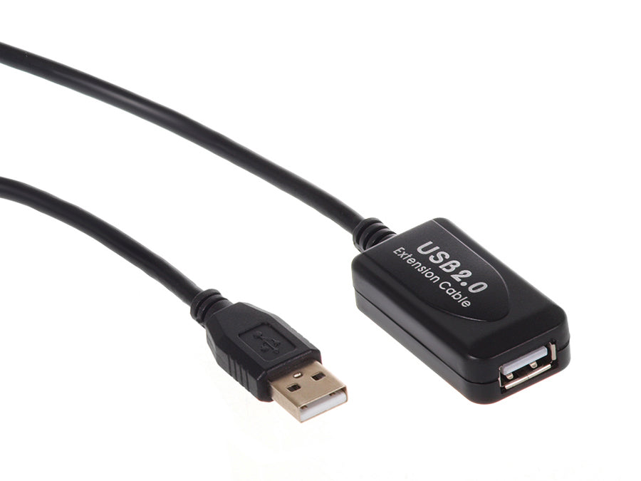 Câble d'extension USB 2.0 active 10m Maclean MCTV-757