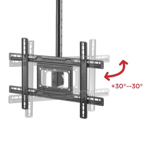 Maclean MC-803 Support de montage au plafond pour téléviseur à écran plasma LCD OLED QLED LED 23-100" max 50 kg max VESA 600x400
