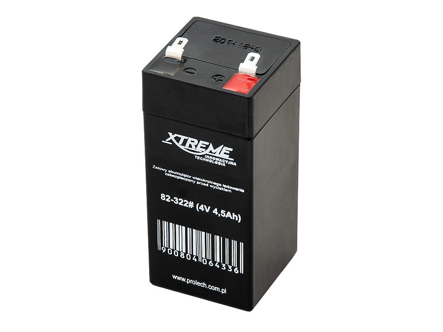 Batterie gel rechargeable 4V 4.5Ah sans entretien Xtreme