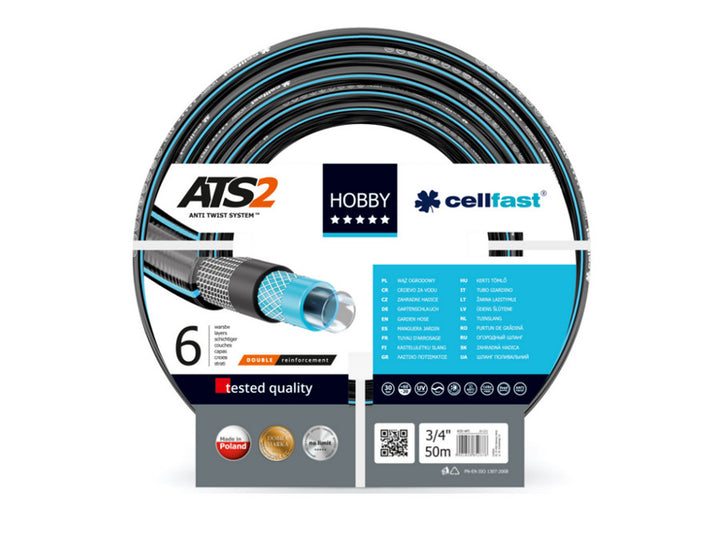 Cellfast Hobby ATS2 3/4" 50m tuinbesproeiingsslang