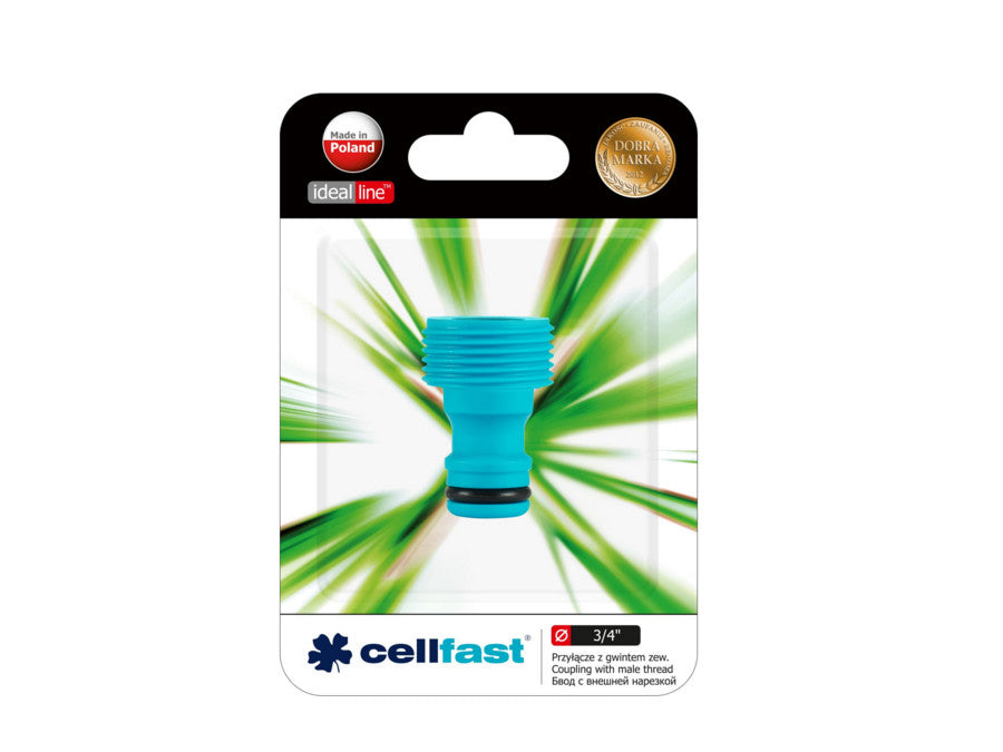 Raccord connecteur fileté mâle Cellfast Ideal Line 3/4 "