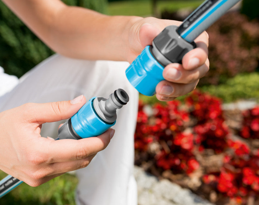 Raccord rapide pour l'extension des tuyaux de 1/2" et 3/4".CELLFAST IDEAL LINE