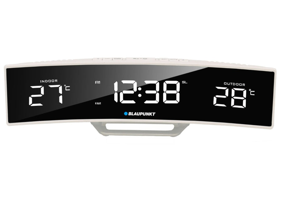 RM wekkerradio LCD display Temperatuursensor Snooze-functie Blaupunkt CR12BK
