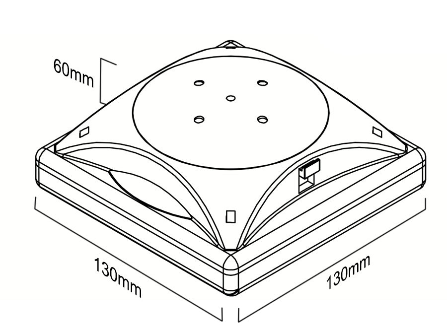 4LED solar schemerlamp onder de parasol Maclean MCE124