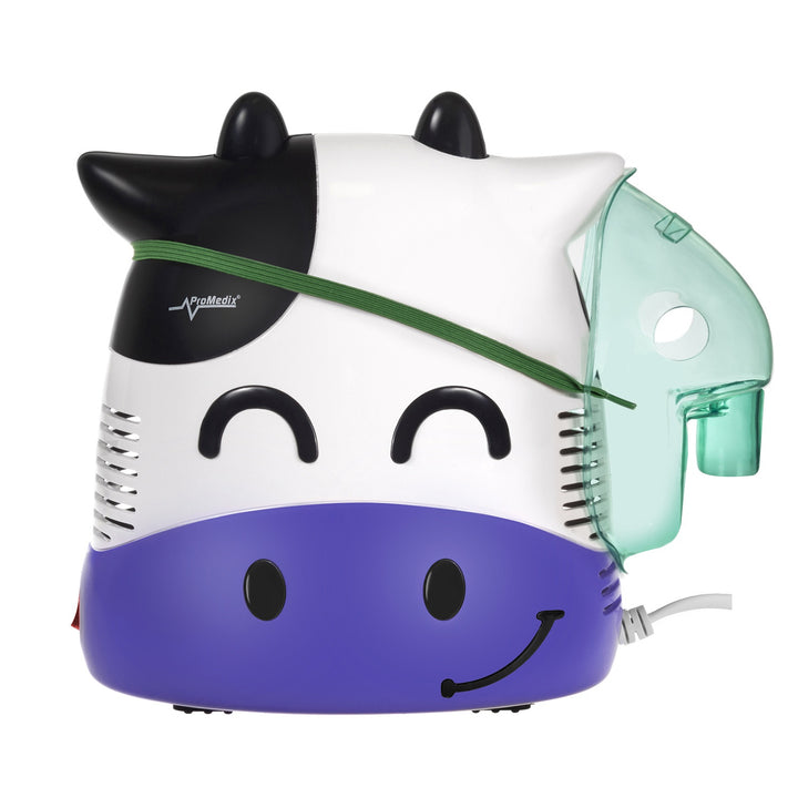 Inhalator voor kinderen met set vernevelaars, maskers, filters Cow Promedix PR-810