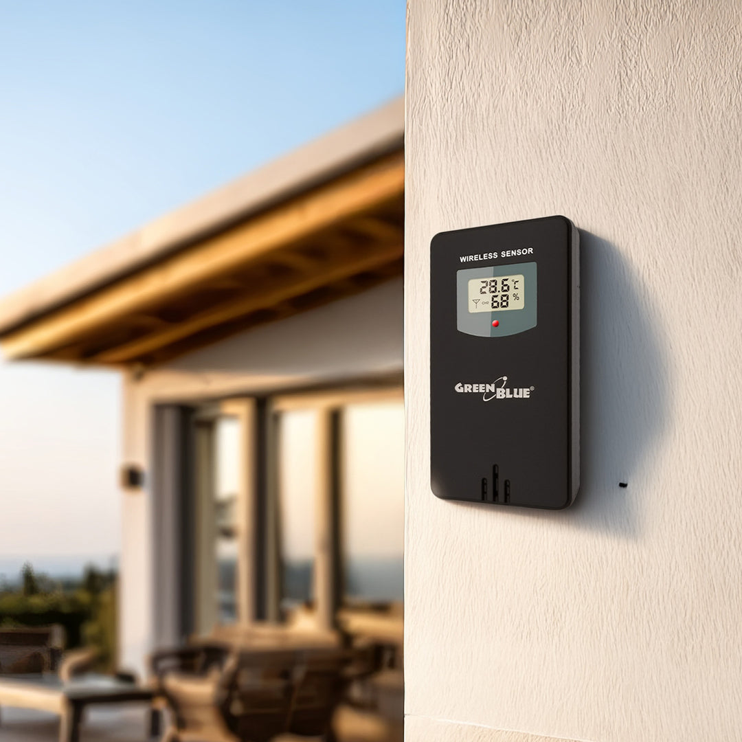 Station météo contrôlée sans fil avec WiFi GreenBlue GB522