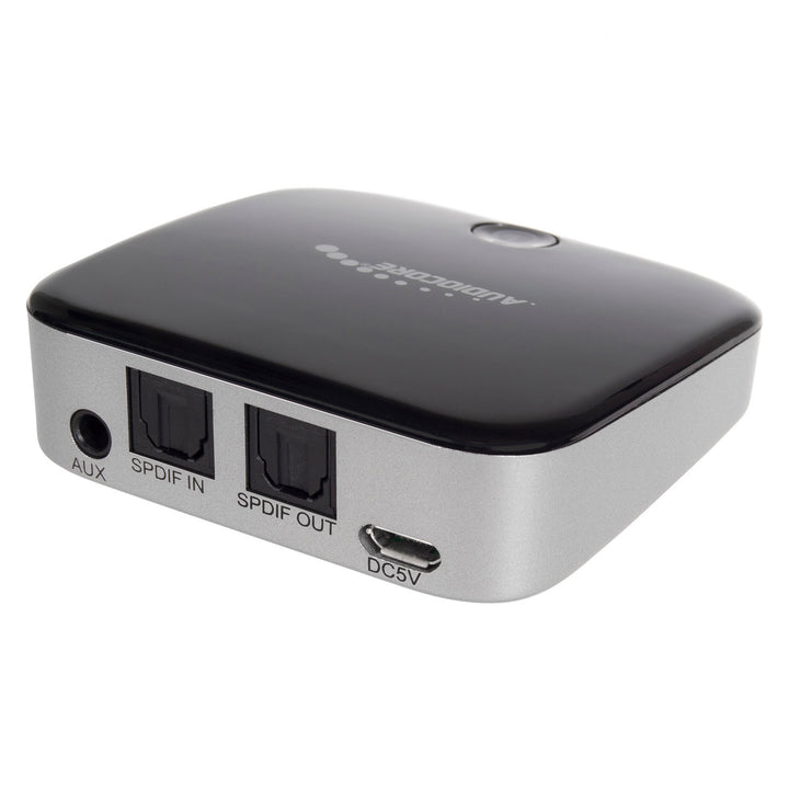 Audiocore AC830 Bluetooth zender- en ontvangeradapter en ontvanger met Toslink (SPDIF) en AUX/aansluiting.