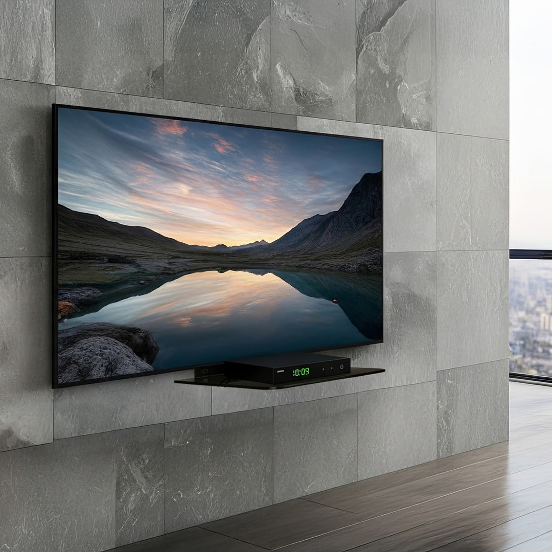 Ondersteuning voor RTV DVD-apparatuur in glas max 10 kg Maclean MC-738