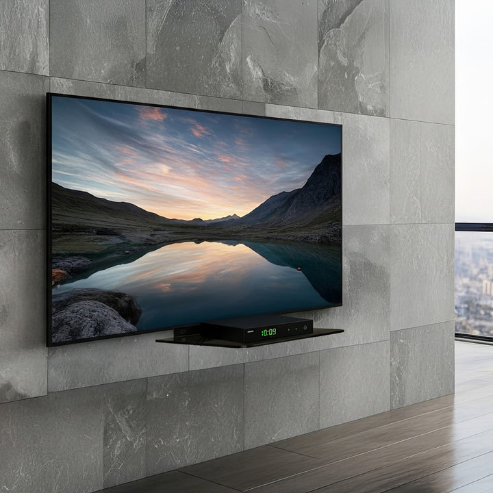 Ondersteuning voor RTV DVD-apparatuur in glas max 10 kg Maclean MC-738