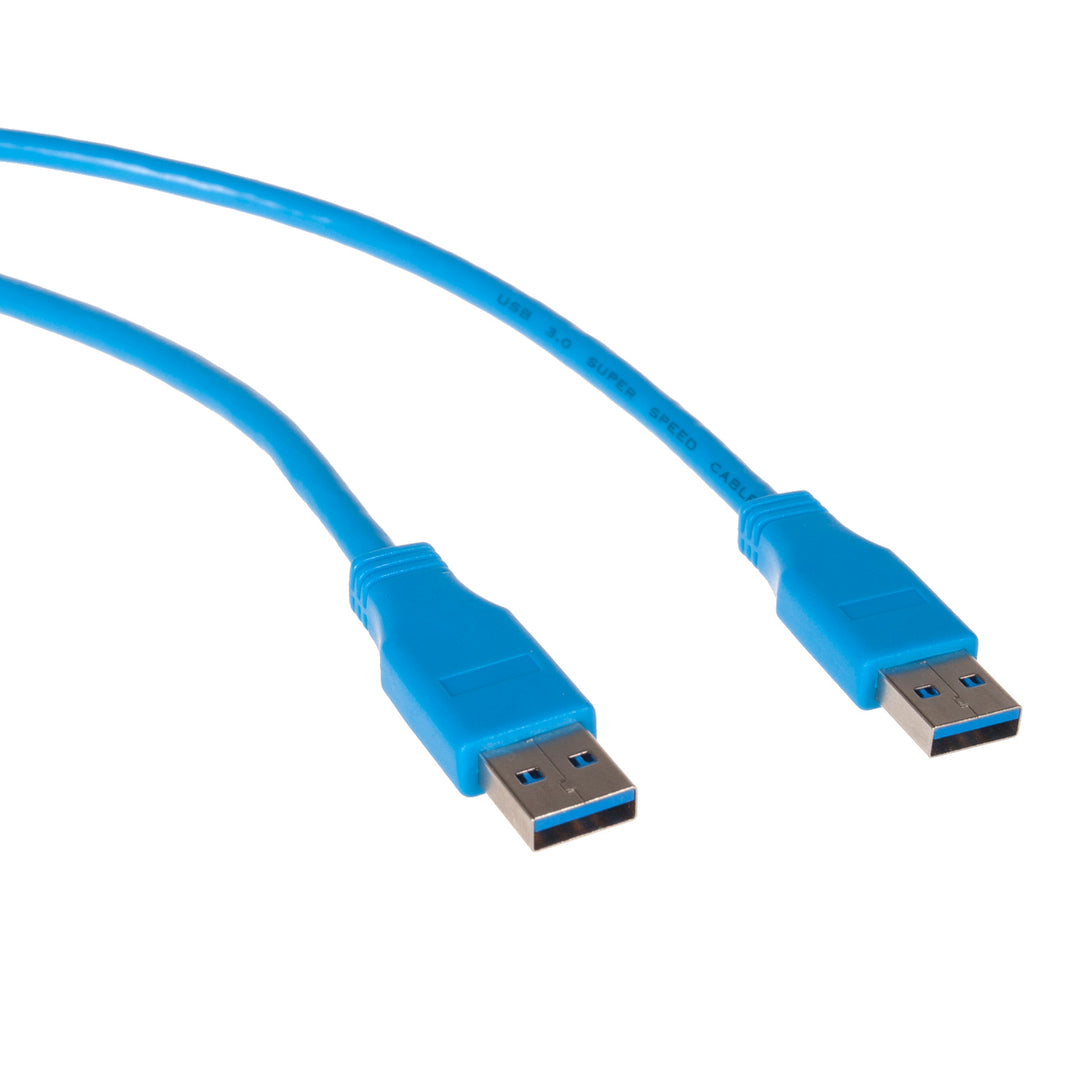 USB 3.0-kabel 1,8 m A blauwe connector Maclean MCTV-583