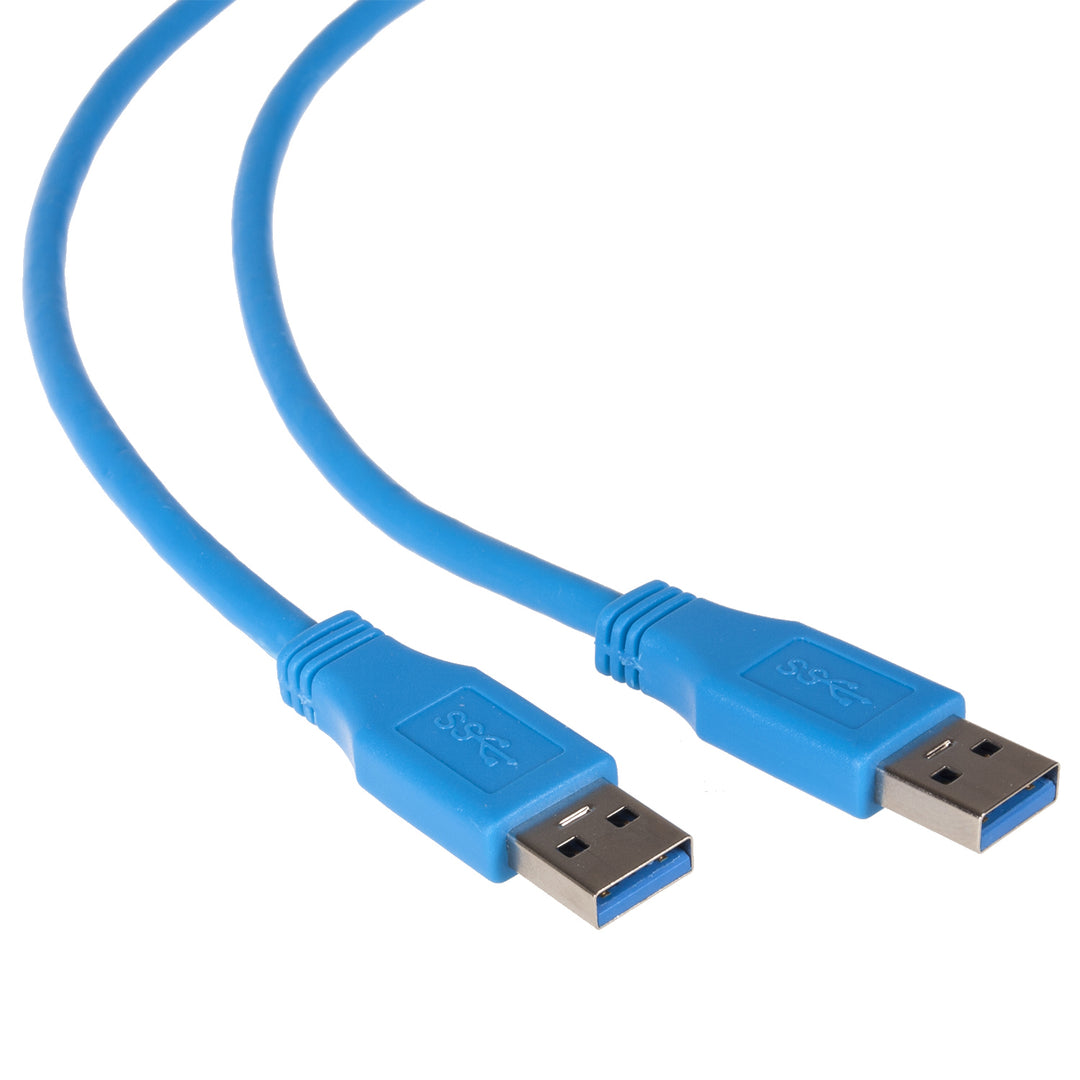 USB 3.0-kabel 1,8 m A blauwe connector Maclean MCTV-583