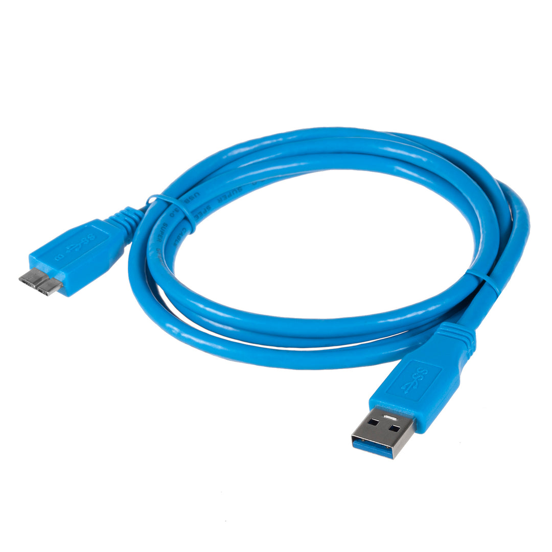 Câble USB 3.0 0,5m  AM-microBM bleu Maclean MCTV-586