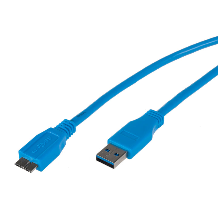 USB 3.0 kabel 0,5m AM-microBM blauw Maclean MCTV-586