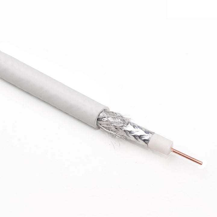 Maclean Coaxial Cable, Satellite Antenna Cable, 1.0CCS RG6, 100M, MCTV-572