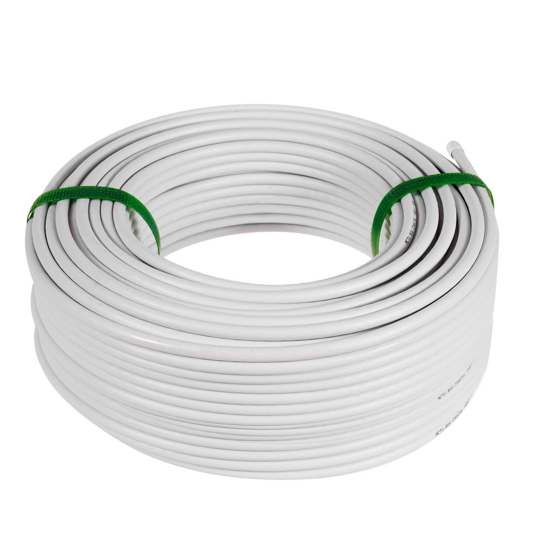 Maclean Coaxial Cable, Satellite Antenna Cable, 1.0CCS RG6, 100M, MCTV-572