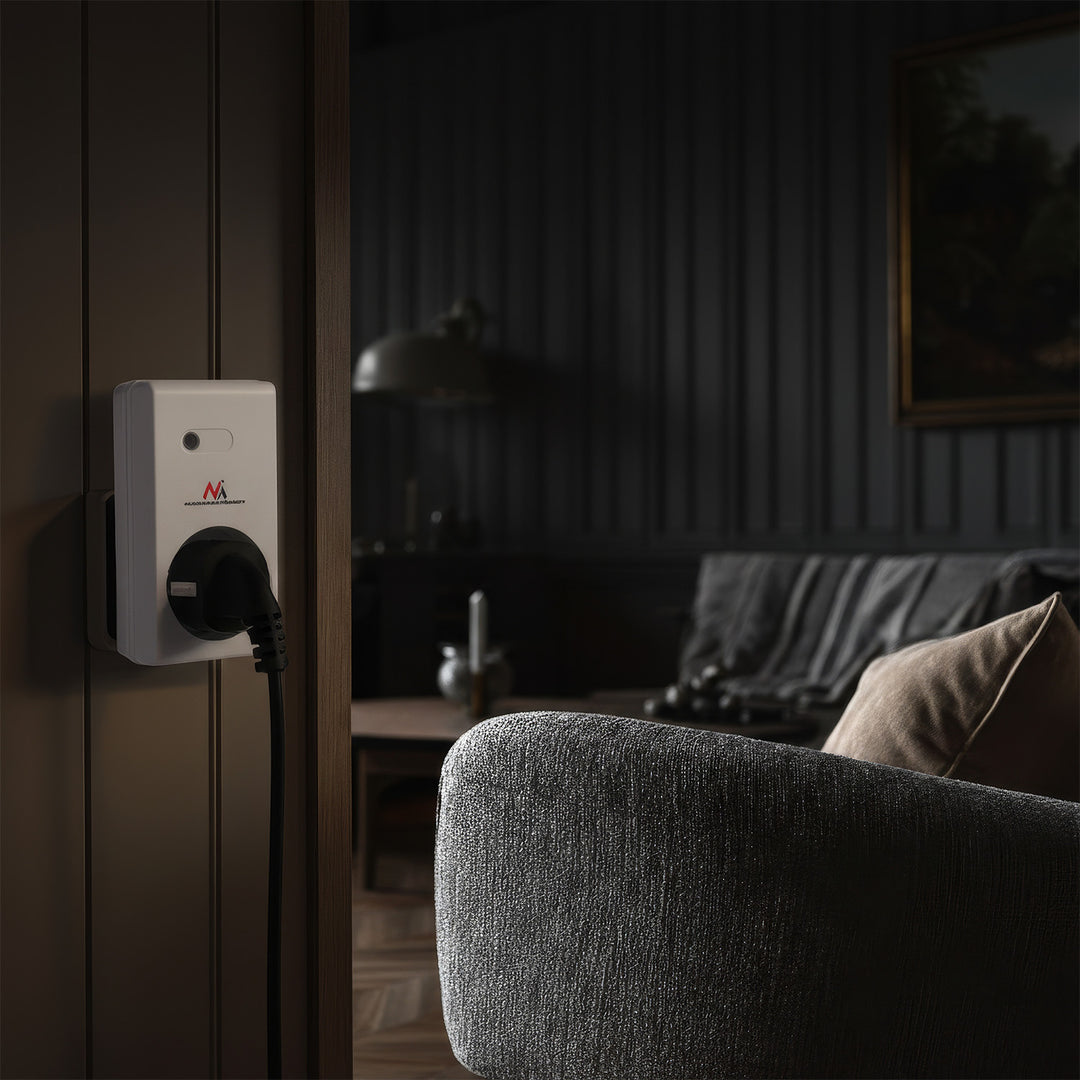 Op afstand bedienbaar stopcontact met afstandsbediening 230VAC 50Hz Maclean MCE151