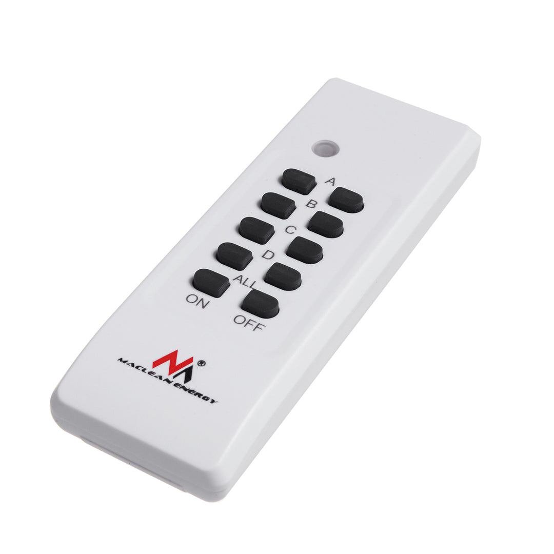 Op afstand bedienbaar stopcontact met afstandsbediening 230VAC 50Hz Maclean MCE151