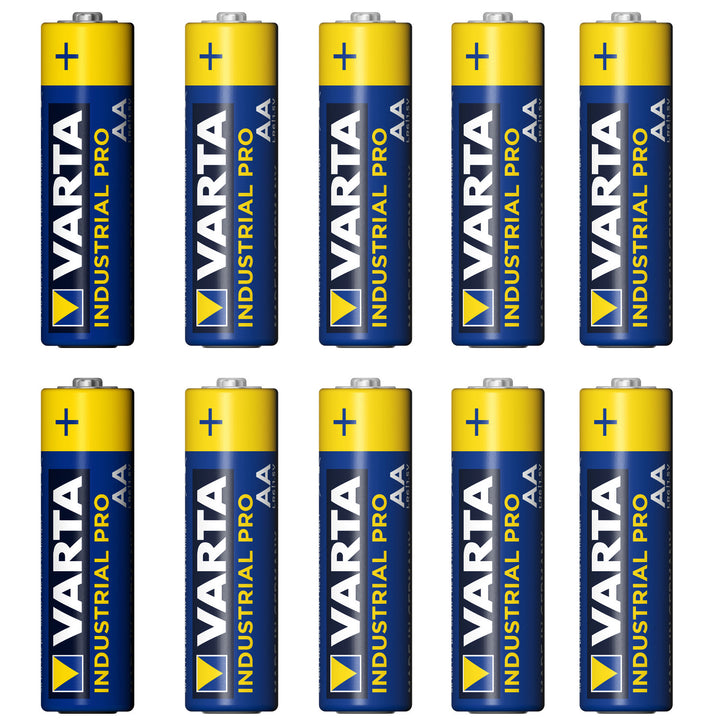 10 Varta Industrial LR6 / AA LR6 / AA type 4006 batterijen