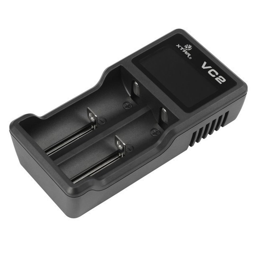 Oplader voor 18650 batterijen Xtar VC2
