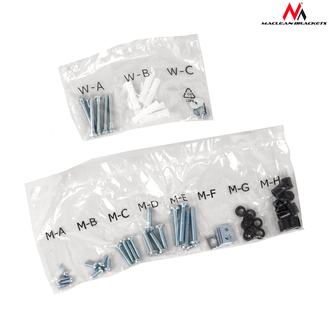 Support mural pour moniteur ou écran LCD / LED TV 60'-100' 70 kg  Maclean MC-750