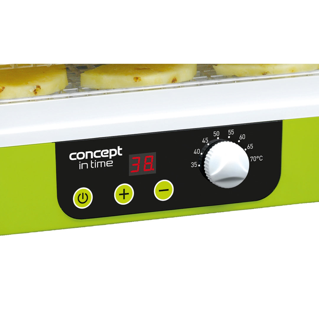 Séchoir Concept pour champignons, fruits et herbes, 9 tamis, minuterie, contrôle de la température, SO-1060