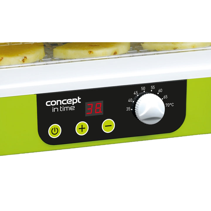 Séchoir Concept pour champignons, fruits et herbes, 9 tamis, minuterie, contrôle de la température, SO-1060