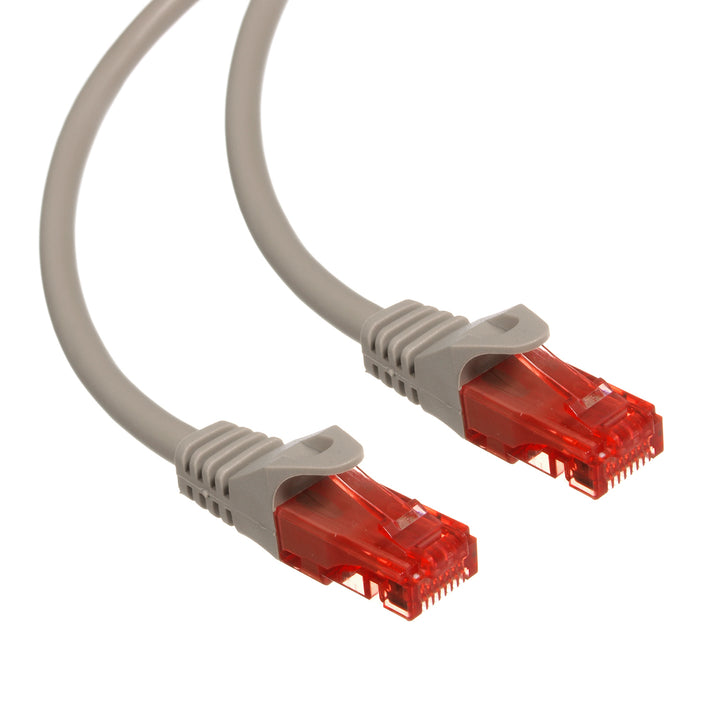 Maclean Cable, Cordon de raccordement UTP, fiche à fiche, Cat6, 2m, Gris, MCTV-302 S
