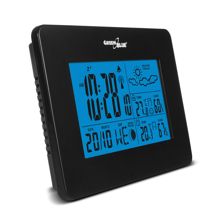 Station météo sans fil avec capteur externe GreenBlue GB146 B