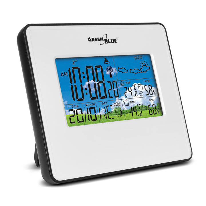 Station météo DCF avec capteur extérieur GreenBlue GB147W