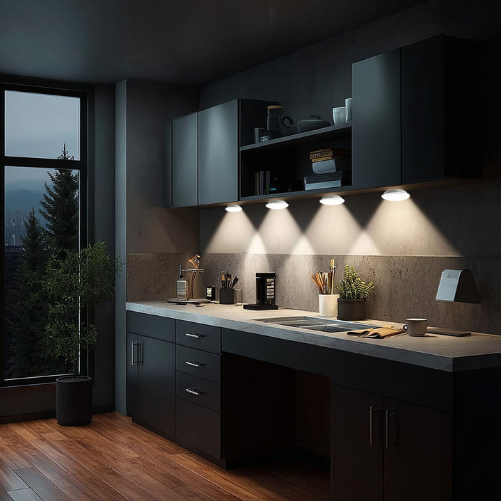 Draadloze op afstand bedienbare LED lamp 6 stuks 3xAAA batterij Maclean Energy MCE165