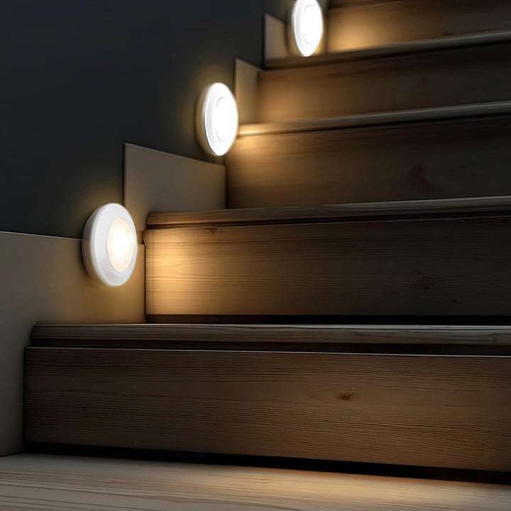 Draadloze op afstand bedienbare LED lamp 6 stuks 3xAAA batterij Maclean Energy MCE165