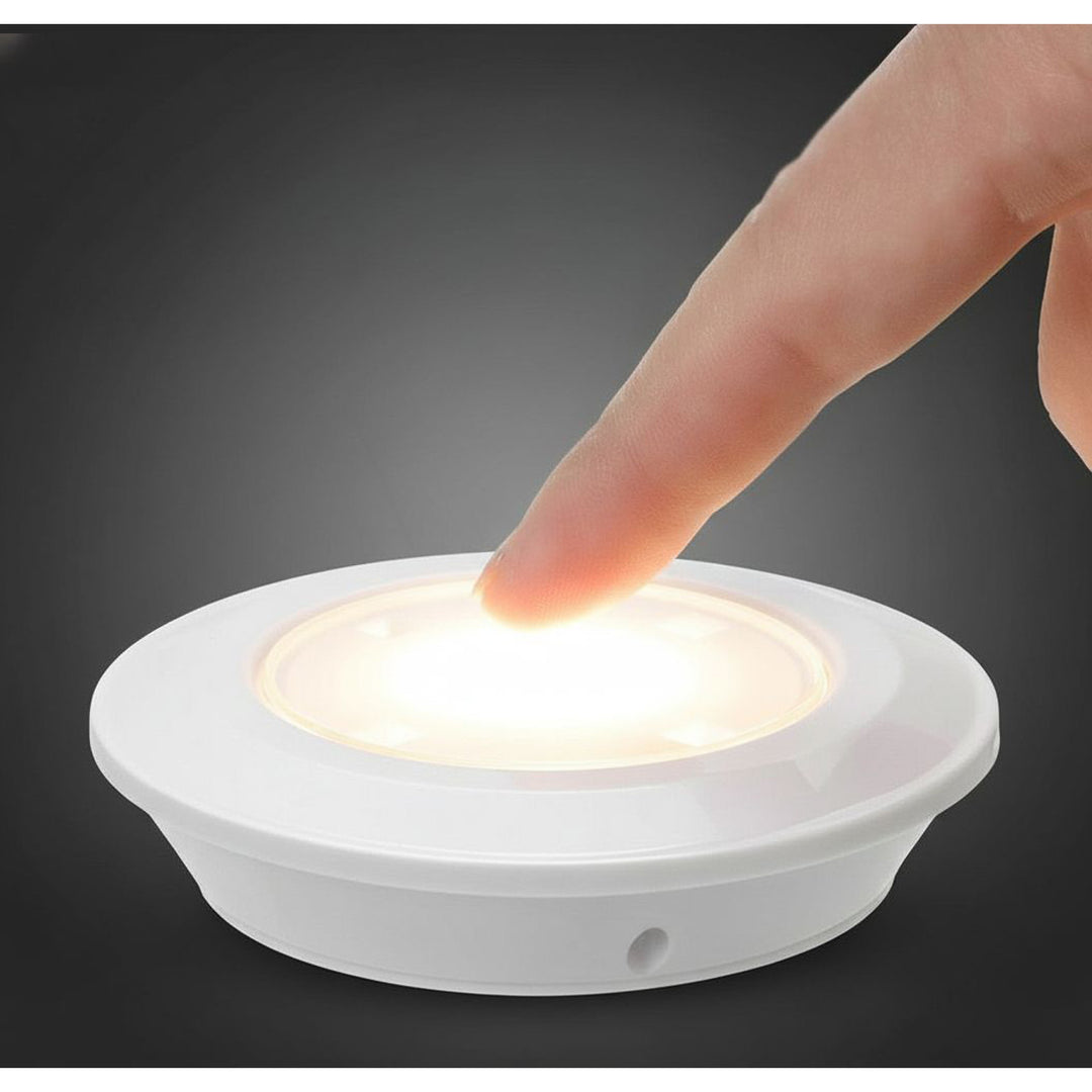 Draadloze op afstand bedienbare LED lamp 6 stuks 3xAAA batterij Maclean Energy MCE165