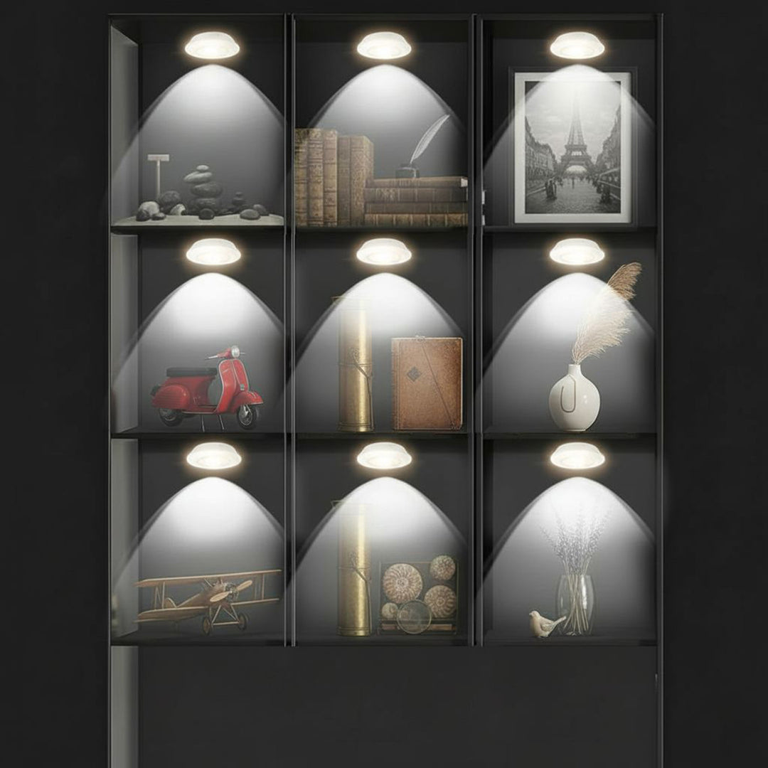 Draadloze op afstand bedienbare LED lamp 6 stuks 3xAAA batterij Maclean Energy MCE165